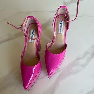 COPY - Steve Madden platform hot pink heels